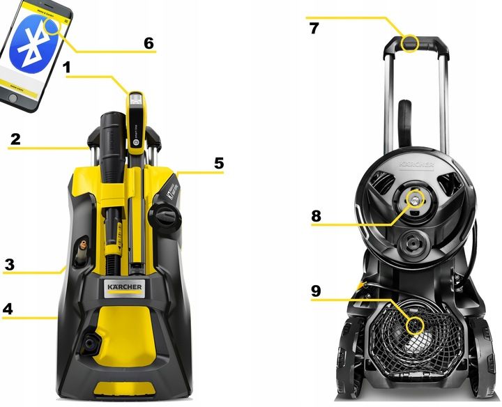 MYJKA CIŚNIENIOWA KARCHER K 7 PREMIUM SMART CONTROL FLEX BLACK 1.317-236.0 zdjęcie 16