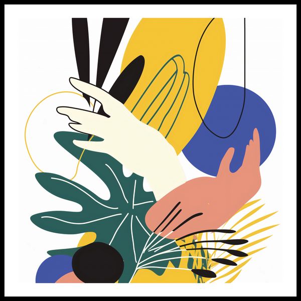 Plakat 60x60cm Dotyk Tropików zdjęcie 3