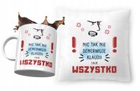 Zestaw Dla Klaudii Poduszka + Kubek Na Prezent Z Nadrukiem Ze Zdjęciem