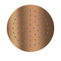 Głowica prysznicowa 25 cm okrągła slim, miedziany szczotkowany