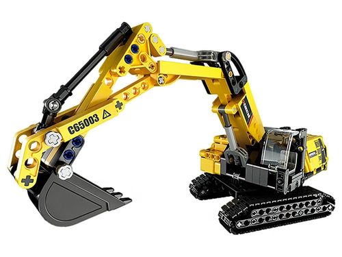 ZESTAW  KONSTRUKCYJNA KOPARKA Z RUCHOMYMI ELEMENTAMI na Arena.pl