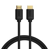 kabel przewód hdmi 2.0 4k 60 hz 3d hdr 18 gbps 1 m czarny