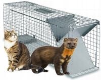 ŻYWOŁAPKA, PUŁAPKA, NA SZCZURY, KUNY, NORKI, TCHÓRZE, KOTY, ŁAPKA