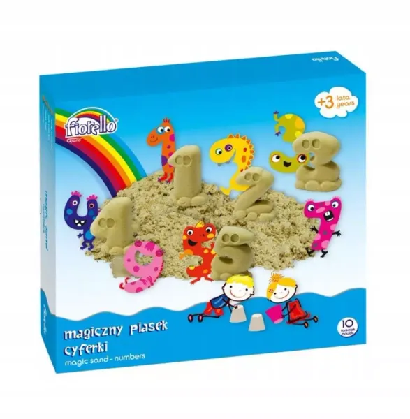 Piasek magiczny 600g Cyferki FIORELLO zdjęcie 1