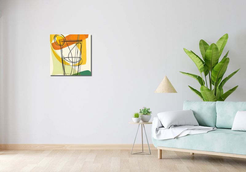 Obraz 50x50cm Koktajl Artystyczny zdjęcie 2