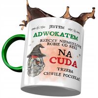 Kubek Zielony Dla Adwokata Jestem Adwokatem Z Nadrukiem Ze Zdjęciem