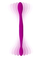 wibrator podwójny infinity toyjoy silikonowy różowy usb 37 cm
