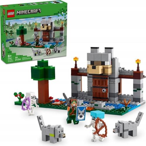 KLOCKI LEGO | MINECRAFT 21261 WILCZA TWIERDZA NOWE ZESTAW DLA DZIECI +TORBA na Arena.pl