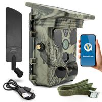 Fotopułapka Kamera Leśna Solarna Suntek HC603 PRO 4G LTE Aplikacja Diody IR