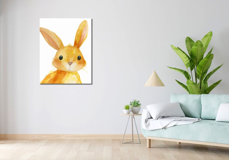 Obraz 70x90cm Słodki Zajączek zdjęcie 2