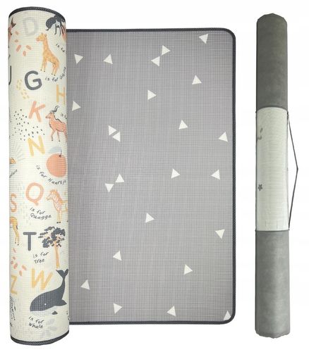 MATA EDUKACYJNA PIANKOWA DLA DZIECI DWUSTRONNA XPE 180x150 GRUBA 1CM na Arena.pl