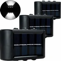 3x KINKIET ELEWACYJNY SOLARNY LAMPA LED ZEWNĘTRZNA WODOODPORNA CAŁOROCZNA