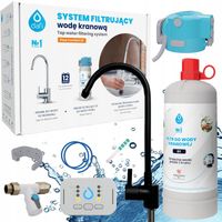 Zestaw DAFI FLOW COMFORT D1 System filtr wody pitnej + Czarny kran