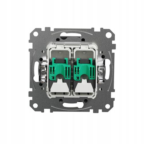 GNIAZDO 2x RJ45 UTP SCHNEIDER SEDNA DESIGN CZARNY na Arena.pl