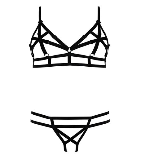 Echo - biustonosz + stringi XL na Arena.pl