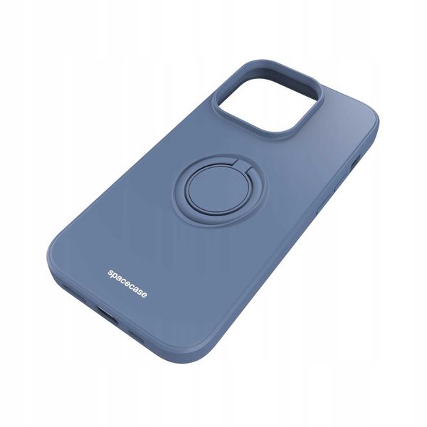 Spacecase Silicone Ring Iphone 14 Pro Blue zdjęcie 4