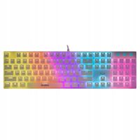SVEN KB-G9200 Klawiatura Mechaniczna RGB Hot Swap Red USB Biała