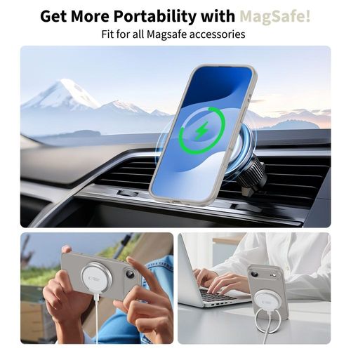 TECH-PROTECT SILICONE MAGSAFE IPHONE 17 AIR STONE GREY na Arena.pl