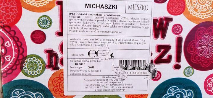 MIESZKO MICHASZKI ORIGINAL 1kg zdjęcie 3