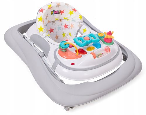 PIMKO ZIPPI CHODZIK DLA DZIECKA INTERAKTYWNY CHODAK DO NAUKI CHODZENIA GREY na Arena.pl