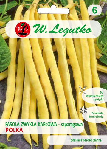 Nasiona Fasola zwykła karłowa Polka-żółta, 30g na Arena.pl