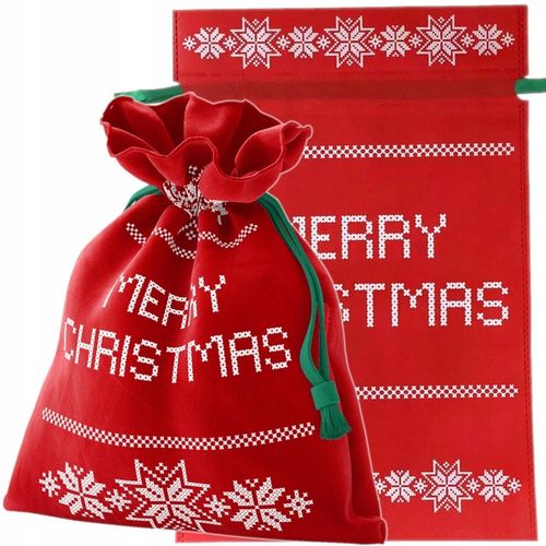 Torba worek torebka prezenty prezent prezentowy świąteczny Święta 30X45 4pc na Arena.pl