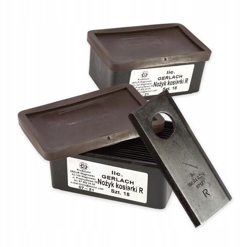 NÓŻ NOŻYK DO KOSIARKI ROTACYJNEJ 18 SZT GERLACH 94x40x3 NOŻE KOMPLET na Arena.pl