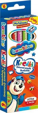 kredki bambino 6kol jumbo +temp. 0232 a'10 na Arena.pl