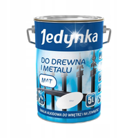 JEDYNKA FARBA DO DREWNA I METALU BIAŁA MAT 5L