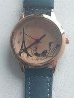 Zegarek na rękę niebieski pasek pomysł na prezent