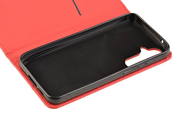 Etui Smart do Samsung Galaxy S23 FE czerwony zdjęcie 4
