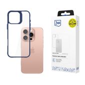 Satynowe etui na Apple iPhone 16 Pro - 3mk Satin Armor Case+ Blue