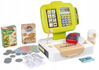 Zabawa w Sklep Skaner Kalkulator Elektroniczna Kasa Smoby Artykuł Spożywcze