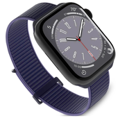 pasek nylonowy puro sport do apple watch 42 / 44 / 45 / 49 mm - niebieski