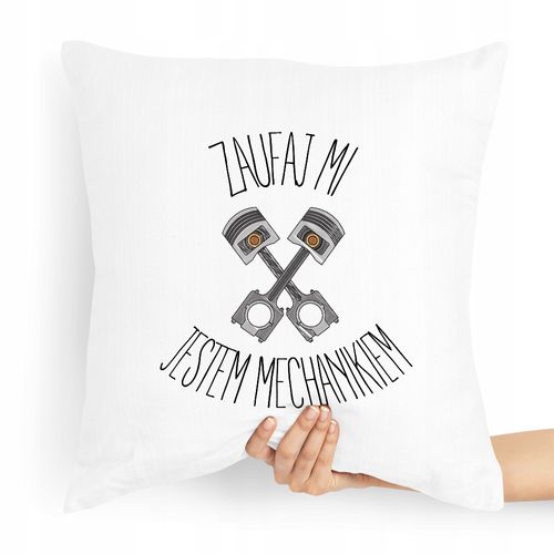 Poduszka Prezent Dla Mechanika Zaufaj Mi Z Nadrukiem Ze Zdjęciem na Arena.pl