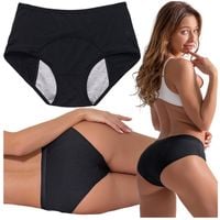 MAJTKI MENSTRUACYJNE Nieprzeciekające na Okres FIGI CHŁONNE DLA KOBIET L