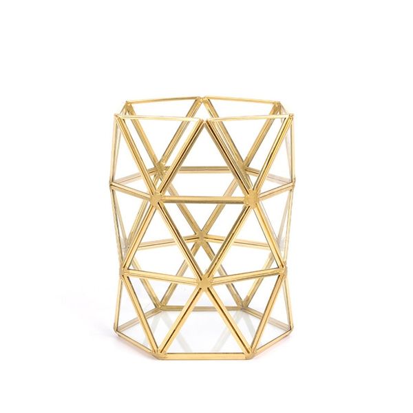 Luksusowy Pojemnik W Stylu NORDIC Z Mosiądzu zdjęcie 3