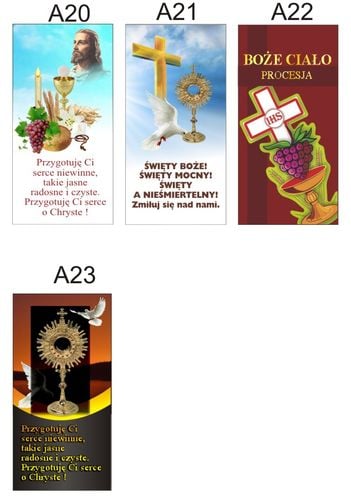 BOŻE CIAŁO Baner na ołtarz ołtarze dekoracja obraz na Arena.pl