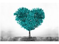 OBRAZ TREE OF LOVE MIŁOŚĆ SERCE PRZYRODA