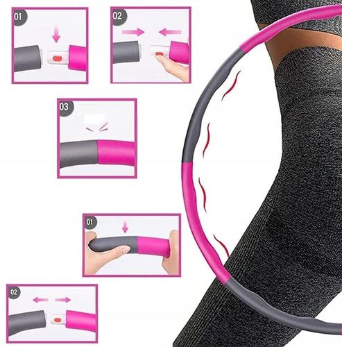 HULAHOP ODCHUDZAJĄCE SKŁADANE Z WYPUSTKAMI PIANKA na Arena.pl