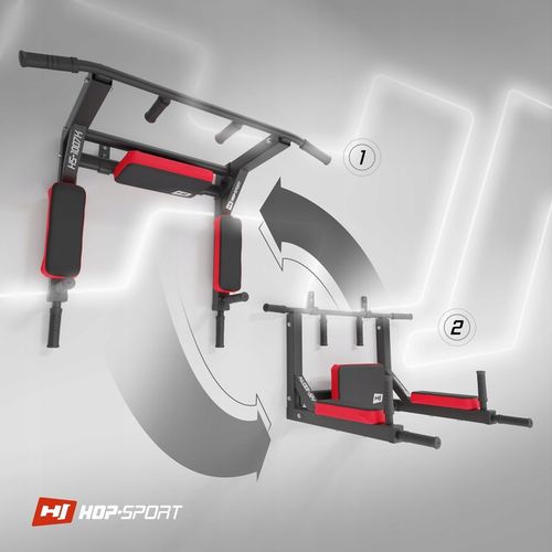 Poręcze do podciągania uchwyty treningowe z drążkiem do brzuszków 120kg na Arena.pl