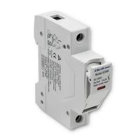 Qoltec Podstawa bezpiecznikowa z diodą + bezpiecznik DC 1P 1000V 15A 10x38 solar