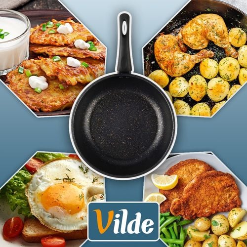 Patelnia granitowa BASIC LINE 24 cm na Arena.pl