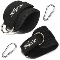 WYGODNE OPASKI TRENINGOWE NA KOSTKĘ UCHWYT DO WYCIĄGU ATLASU ĆWICZEŃ