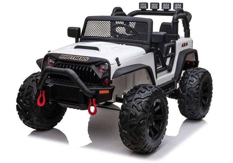 Auto na akumulator Jeep JC666 Biały zdjęcie 3
