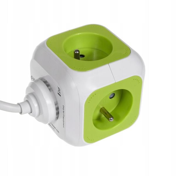 PRZEDŁUŻACZ KOSTKA MAGIC CUBE 4 GNIAZDA 2xUSB 1.4m zdjęcie 8