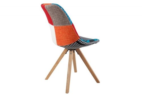 Krzesło HUGO WOOD patchwork na Arena.pl