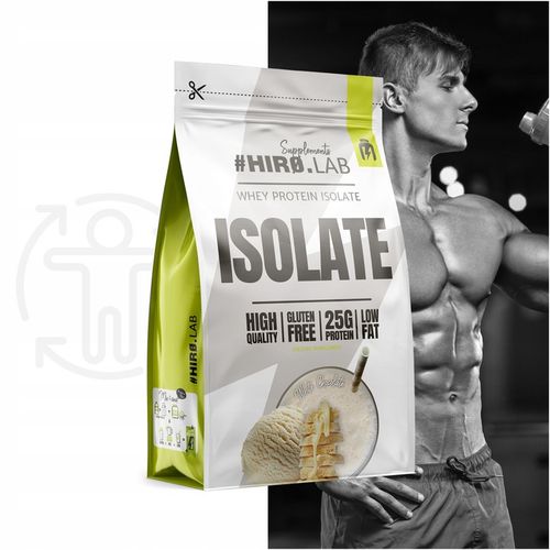 Izolat Białka BIAŁKO 700 g WPI Whey Protein Isolate Biała Czekolada Hiro na Arena.pl