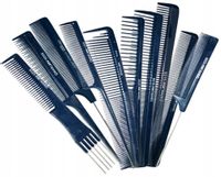 FOX NANO Komplet grzebieni fryzjerskich - 10szt + Etui