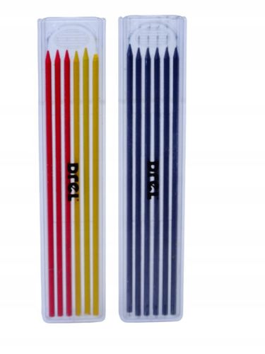 Ołówek stolarski automatyczny rysik budowlany + temperówka + 12szt wkładów na Arena.pl